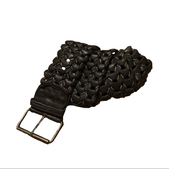 Genuine leather Luxury braided belt main image 7